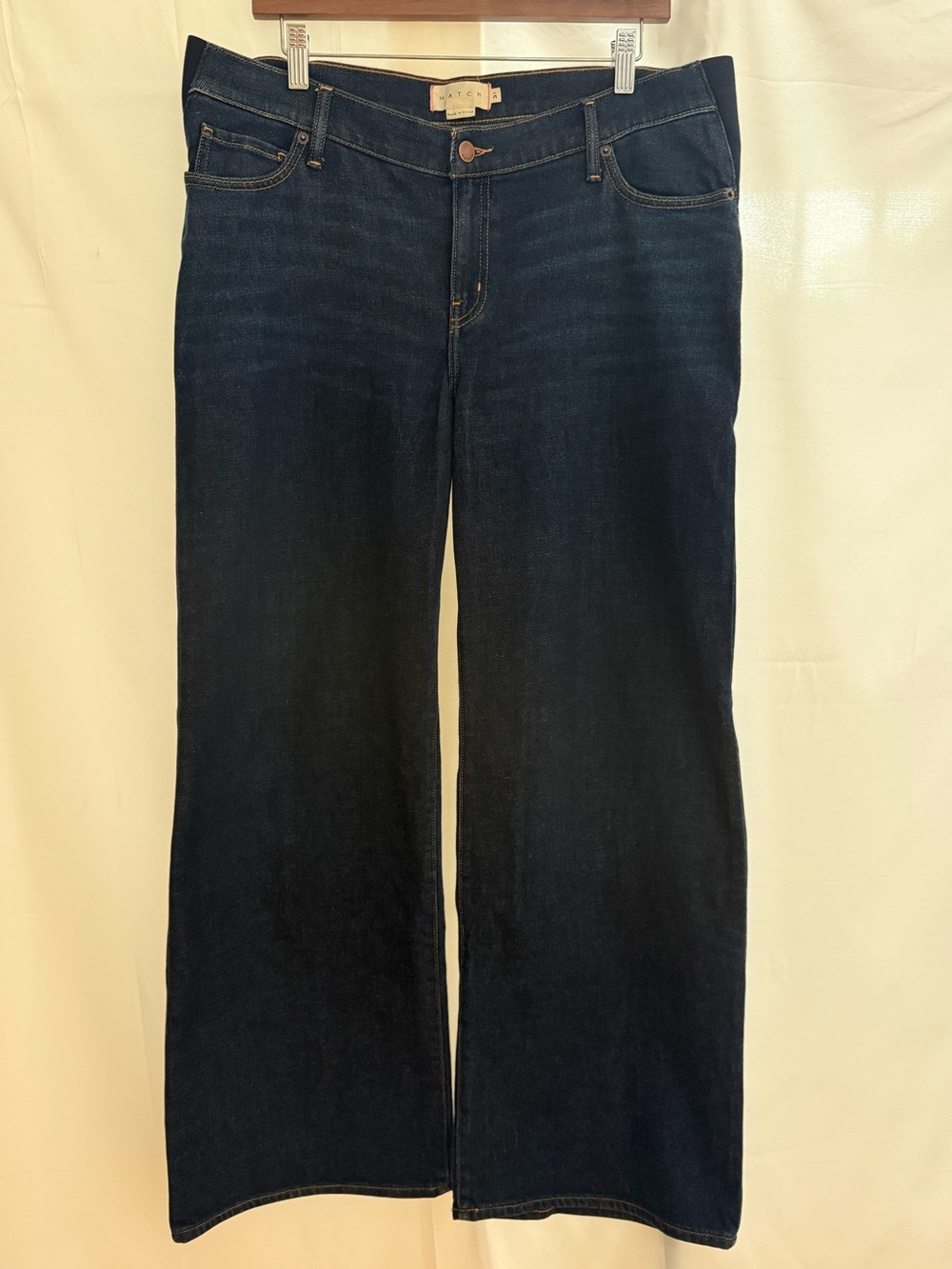 Hatch Dark Wash Wide Leg Jeans